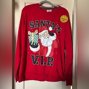 Red Santa's VIP Light-Up Sweatshirt, New